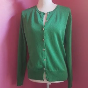 Chadwick's Pea Green Cardigan